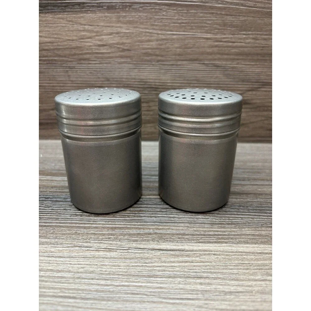 USP Alcatraz Salt And Pepper Shakers Stainless Steel